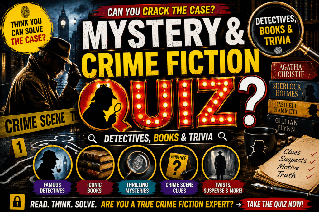 Mystery & Crime Fiction Quiz